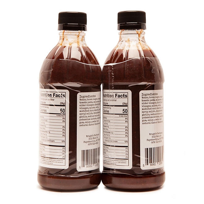 Wright's BBQ Sauce, Original, 16 oz., 2 pk. - Image 3