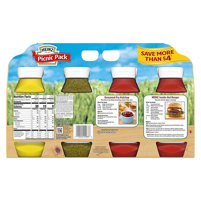 Heinz Picnic Pack Condiments, 4 pk. - Image 5