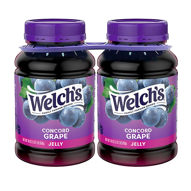Welch's Concord Grape Jelly, 30 oz., 2 pk. - Image 2