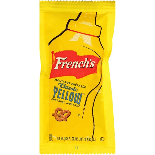 French's Mustard Single-Serve Packets, 5.5 g., 500 ct. - Image 3