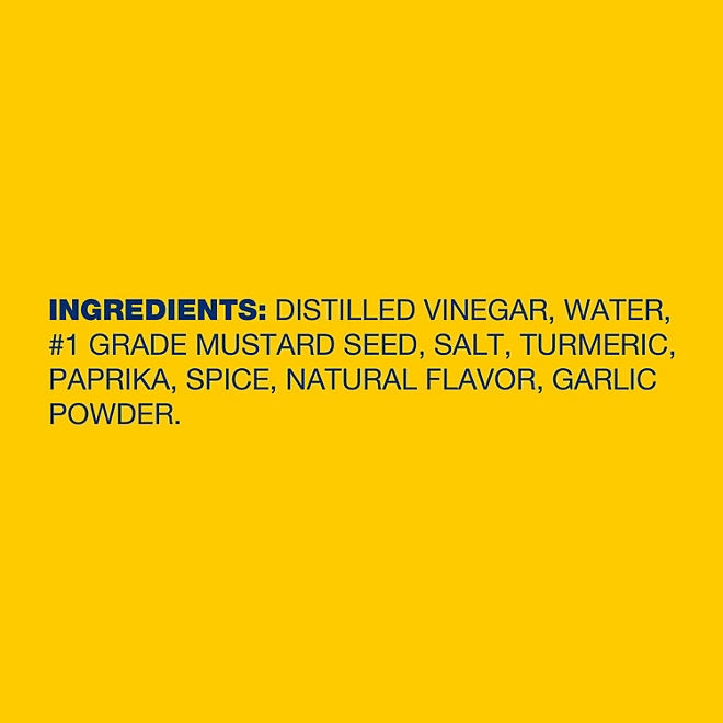 French's 100% Natural Classic Yellow Mustard, 105 oz. - Image 4