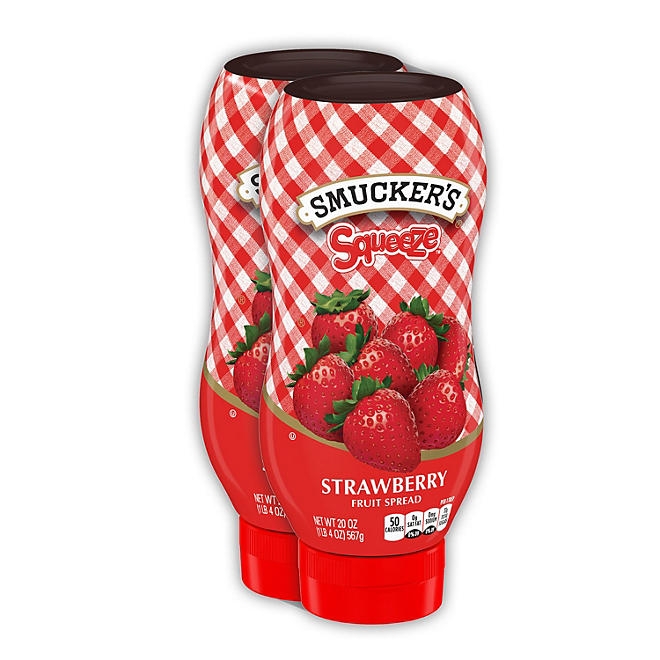 Smucker's Squeeze Strawberry Fruit Spread, 2 pk, 40 oz. - Image 2