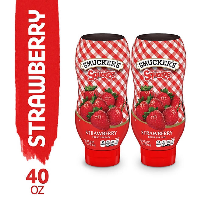 Smucker's Squeeze Strawberry Fruit Spread, 2 pk, 40 oz. - Image 4