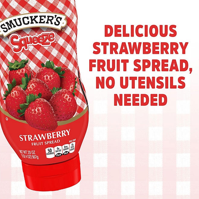 Smucker's Squeeze Strawberry Fruit Spread, 2 pk, 40 oz. - Image 5