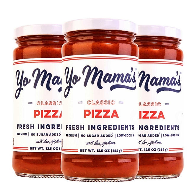 Yo Mama's Foods Low-Carb Pizza Sauce 12.5 oz., 3 pk. - Image 2