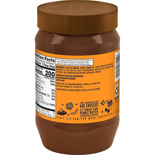 JIF Peanut Butter Chocolate Jar, 41.5 oz. - Image 6