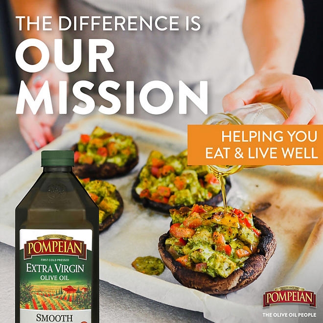 Pompeian Smooth Extra Virgin Olive Oil, 68 fl. oz. - Image 7