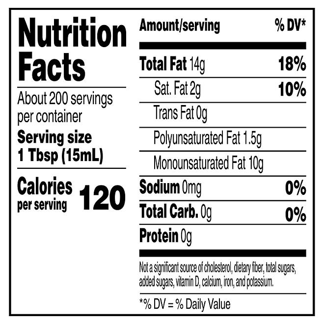 Member's Mark 100% Pure Olive Oil, 101 fl. oz. - Image 3