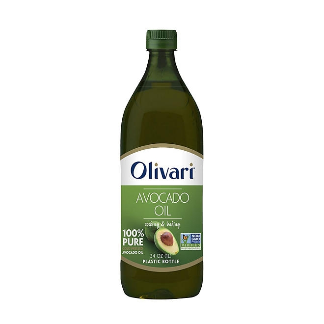 Olivari 100% Pure Avocado Oil PET Bottle, 34 fl. oz. - Image 2