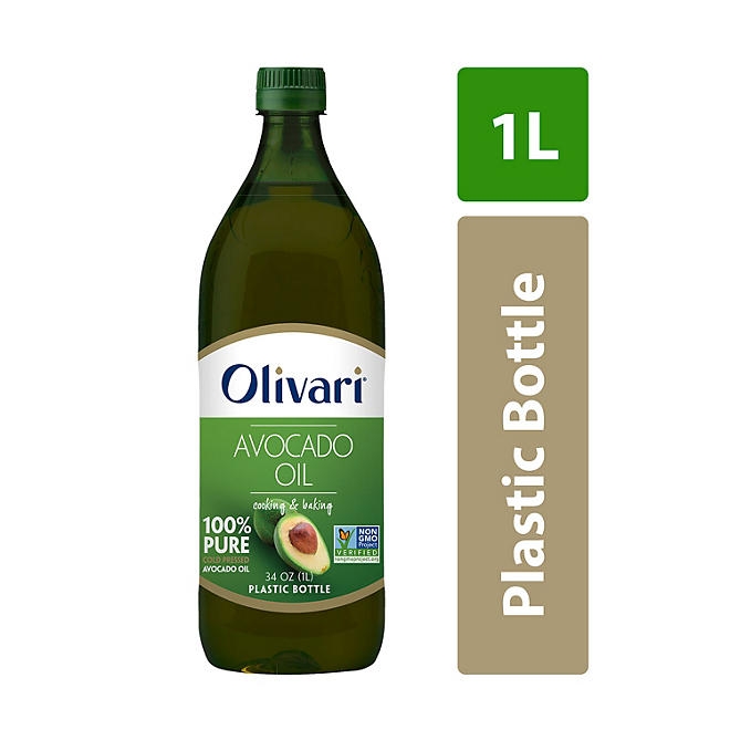 Olivari 100% Pure Avocado Oil PET Bottle, 34 fl. oz. - Image 3