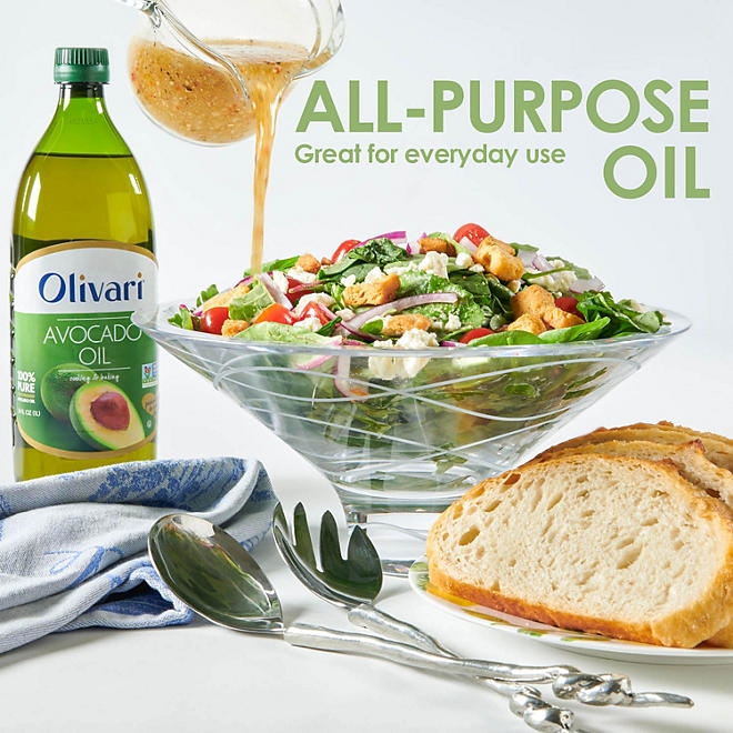 Olivari 100% Pure Avocado Oil PET Bottle, 34 fl. oz. - Image 6