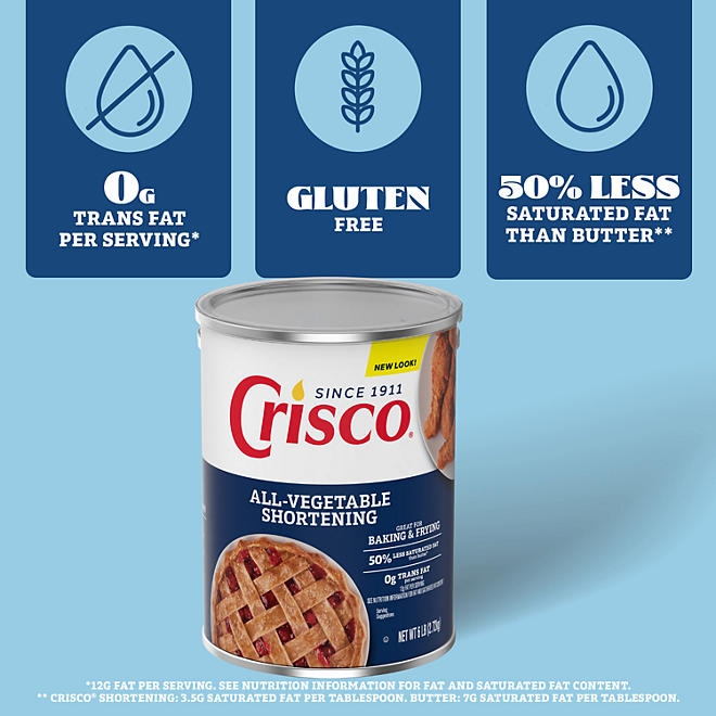Crisco All-Vegetable Shortening, 96oz. - Image 7