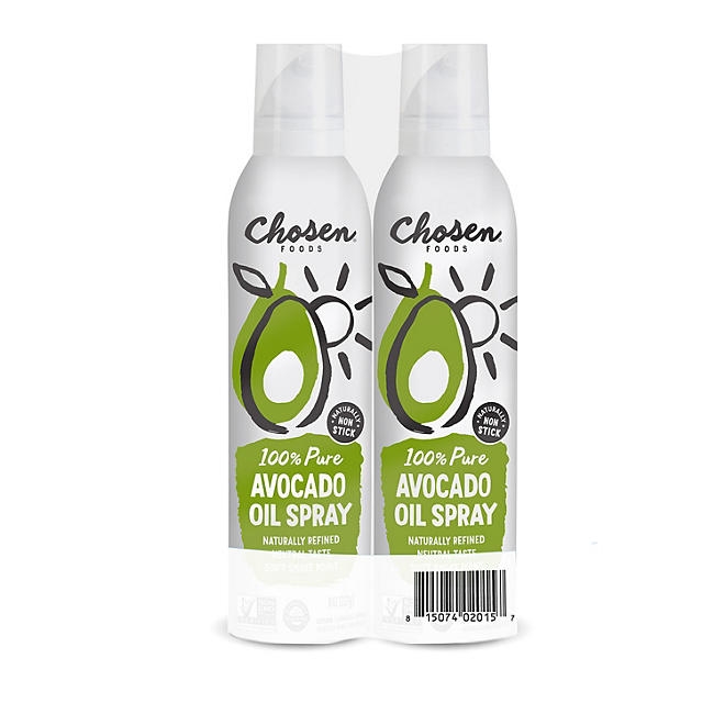 Chosen Foods Avocado Oil Cooking Spray 8 oz., 2 pk. - Image 2