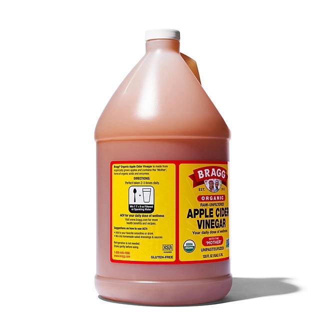 Bragg Apple Cider Vinegar, 128 fl. oz. - Image 4