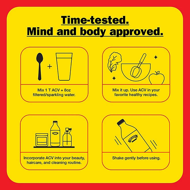 Bragg Apple Cider Vinegar, 128 fl. oz. - Image 7