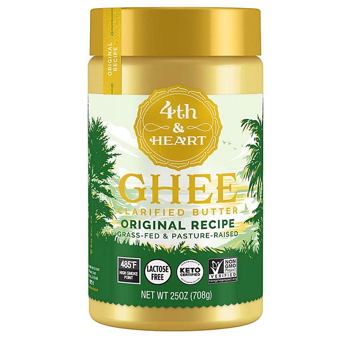 4th & Heart Original Ghee, Clarified Butter, 25 oz. - Image 2
