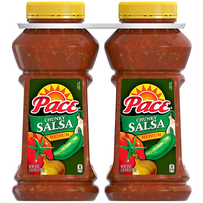 Pace Chunky Salsa, Medium, 38 oz., 2 ct. - Image 2
