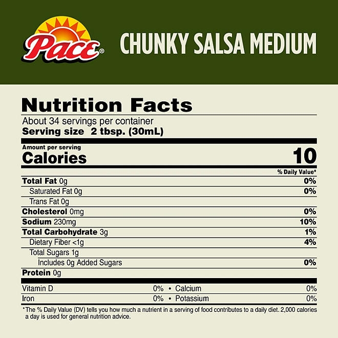 Pace Chunky Salsa, Medium, 38 oz., 2 ct. - Image 3