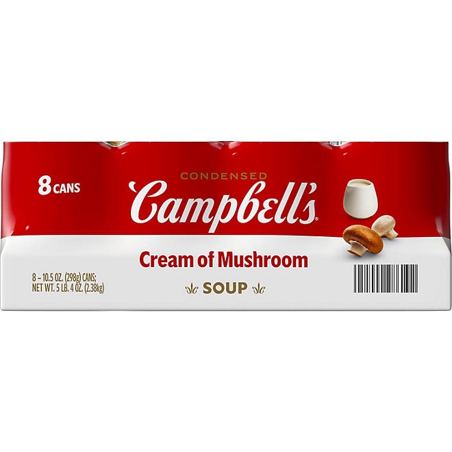 Campbell's Cream of Mushroom Soup 10.5 oz., 8 pk. - Image 2