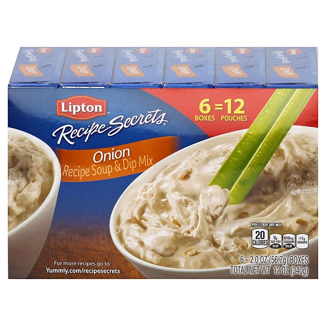 Lipton Onion Recipe Soup and Dip Mix 2 oz., 6 pk. - Image 2