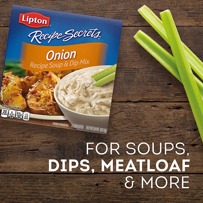 Lipton Onion Recipe Soup and Dip Mix 2 oz., 6 pk. - Image 5