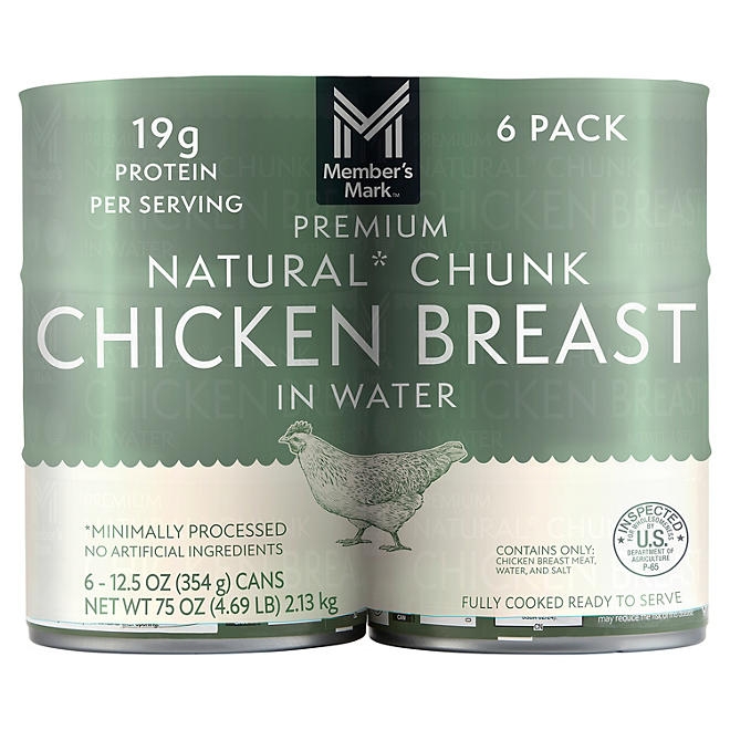 Member's Mark Premium Chunk Chicken Breast 12.5 oz., 6 ct. - Image 2