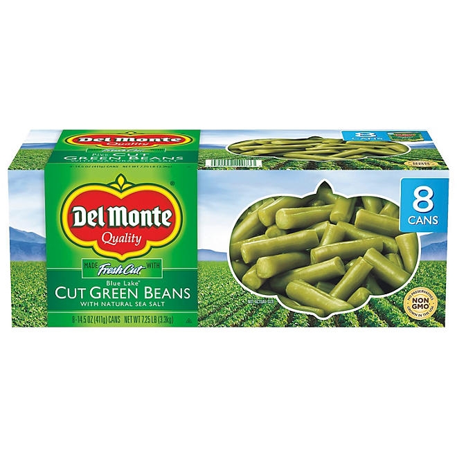 Del Monte Cut Green Beans, 14.5 oz., 8 pk. - Image 2