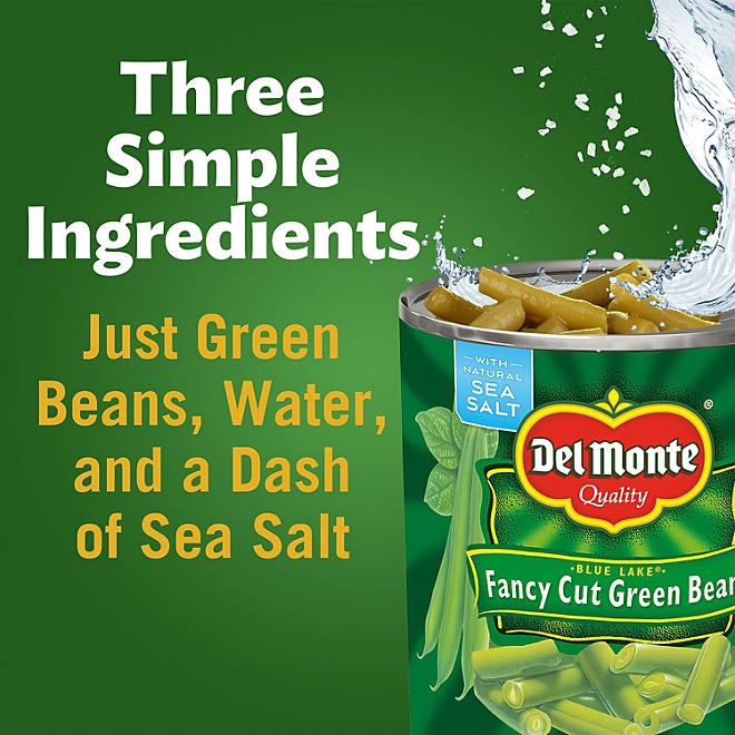 Del Monte Fancy Cut Green Beans, 101 oz. - Image 7