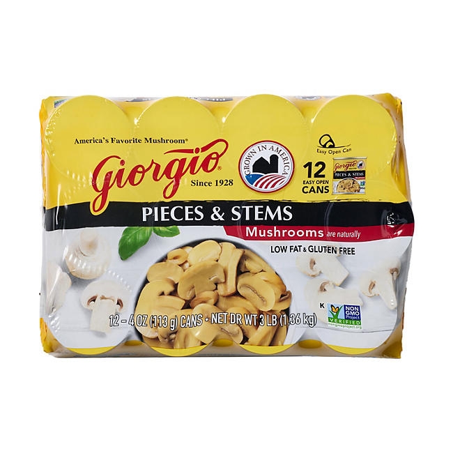 Giorgio Mushroom Pieces and Stems, 4 oz., 12 ct. - Image 2