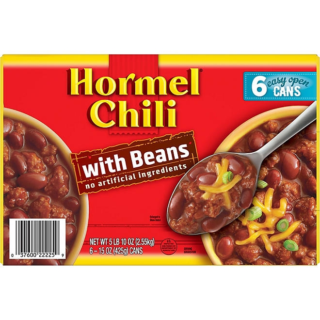 Hormel Chili with Beans 15 oz., 6 pk. - Image 2