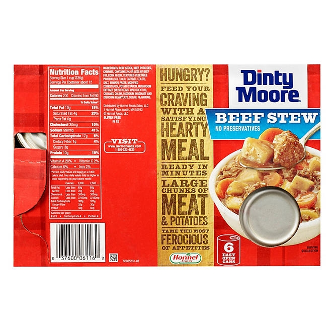 Dinty Moore Beef Stew, 15 oz., 6 pk. - Image 6