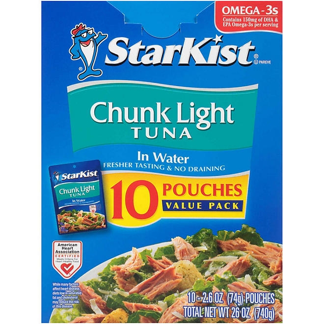 StarKist Chunk Light Tuna in Water, 2.6 oz., 10 pk. - Image 2
