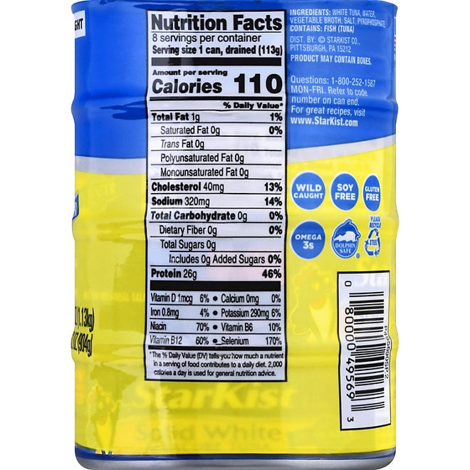 StarKist Solid White Albacore Tuna in Water 5 oz., 8 pk. - Image 4