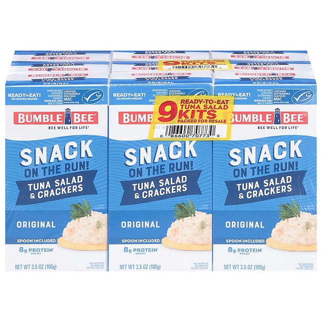Bumble Bee Tuna Salad Snack On The Run Kit, 3.5 oz., 9 pk. - Image 2