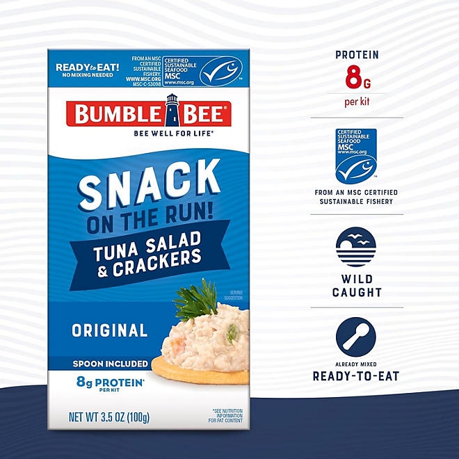 Bumble Bee Tuna Salad Snack On The Run Kit, 3.5 oz., 9 pk. - Image 5