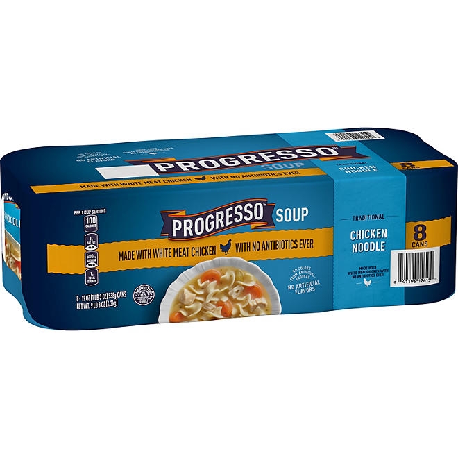 Progresso Traditional Chicken Noodle Soup 19 oz., 8 pk. - Image 2