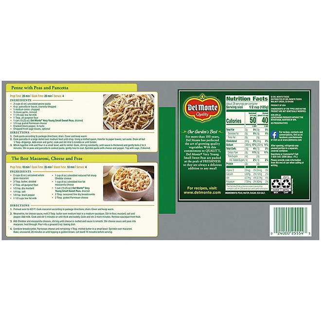 Del Monte Harvest Selects Very Young Small Sweet Peas , 15.25 oz., 8 pk. - Image 5