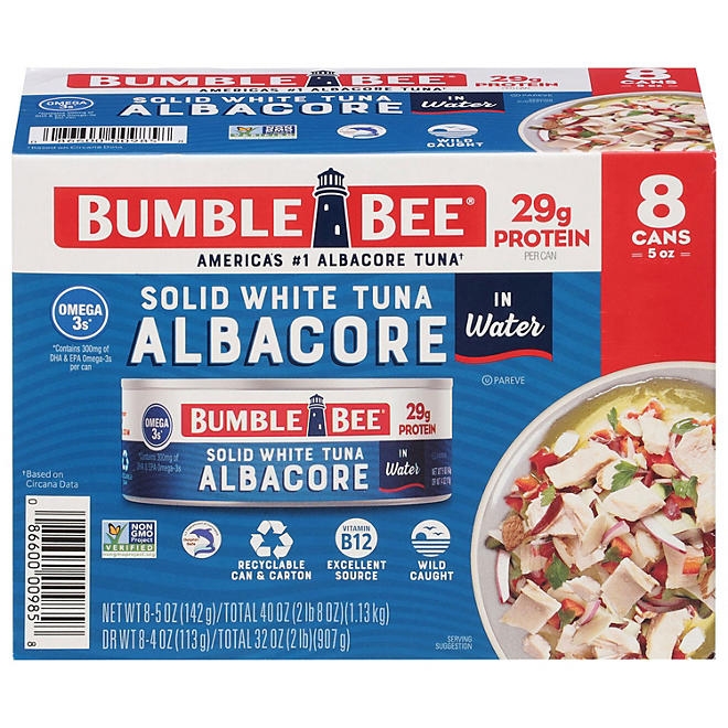 Bumble Bee Solid White Albacore in Water 5 oz., 8 pk. - Image 2