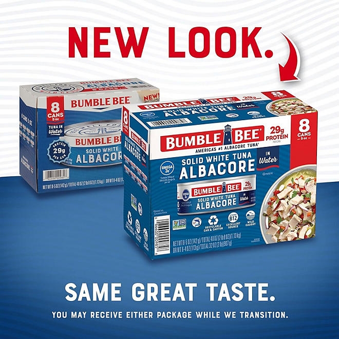 Bumble Bee Solid White Albacore in Water 5 oz., 8 pk. - Image 4