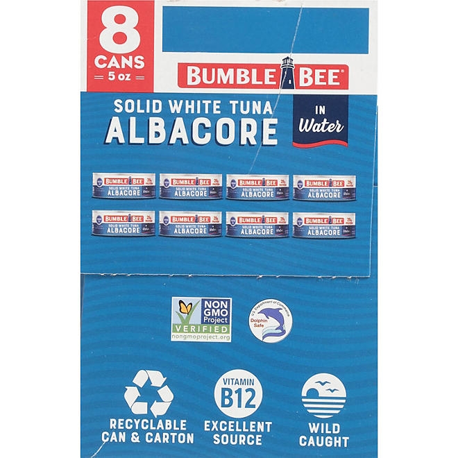 Bumble Bee Solid White Albacore in Water 5 oz., 8 pk. - Image 7