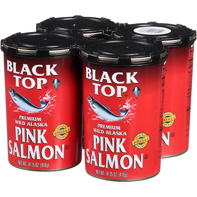 Black Top Premium Wild Alaska Pink Salmon 14.75 oz., 4 pk. - Image 4