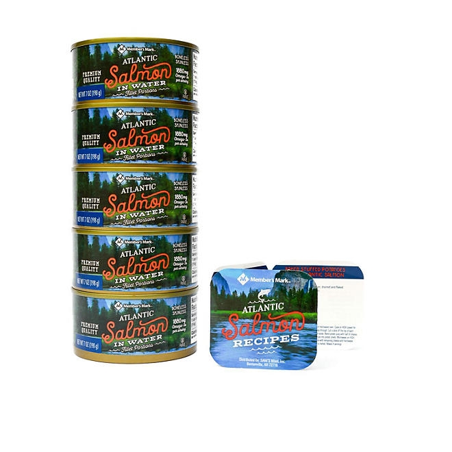 Member's Mark Canned Atlantic Salmon, 7 oz., 5 pk. - Image 3