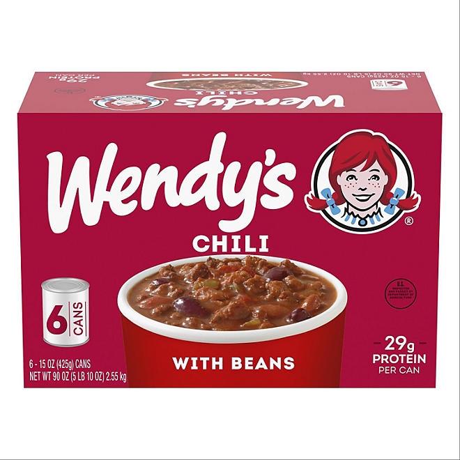 Wendy's Chili With Beans, 15 oz., 6 pk. - Image 2