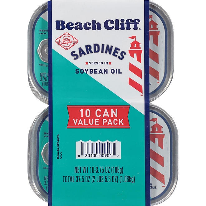 Beach Cliff Sardines in Soybean Oil 3.75 oz., 10 ct. - Image 5