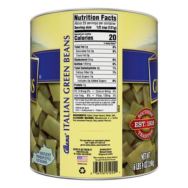 Allens Italian Style Green Beans, 28 oz., 6 pk. - Image 3