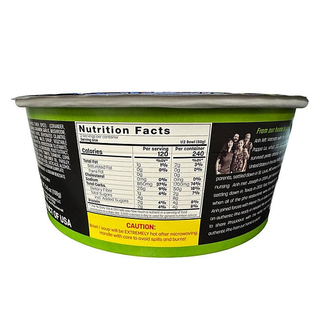 PhoLicious Vegetarian Instant Pho, 3.6 oz., 4 pk. - Image 7
