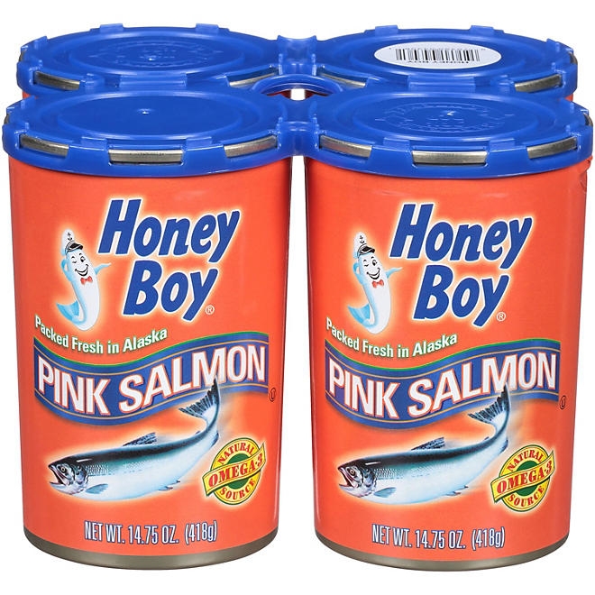 Honey Boy Pink Salmon, 14.75 oz., 4 pk. - Image 2