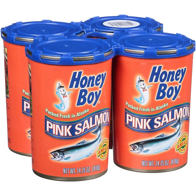 Honey Boy Pink Salmon, 14.75 oz., 4 pk. - Image 3