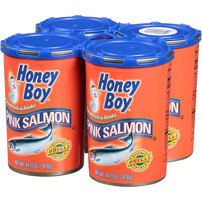 Honey Boy Pink Salmon, 14.75 oz., 4 pk. - Image 4