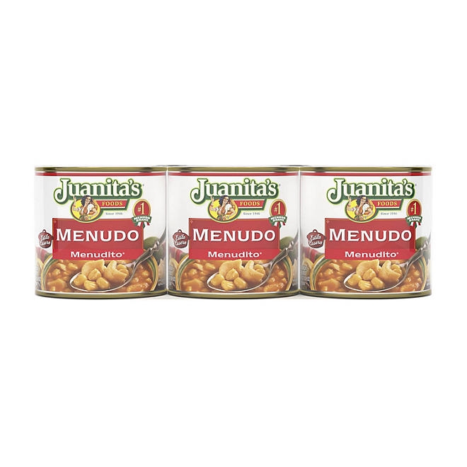 Juanita's Foods Original Canned Menudo, 25 oz., 3 pk. - Image 2